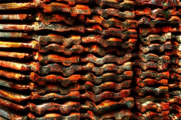old rusty metal texture