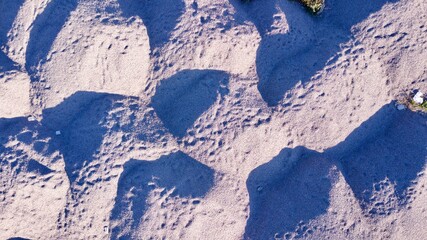 Aerial view of pebbles