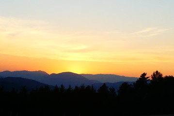 Abend in der Bergwelt