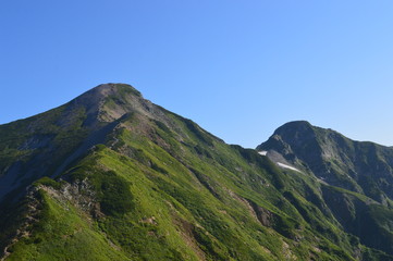 Fototapeta premium 鹿島槍ヶ岳