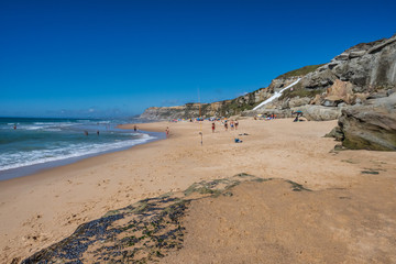 Vigia beach in Santa Cruz Portugal