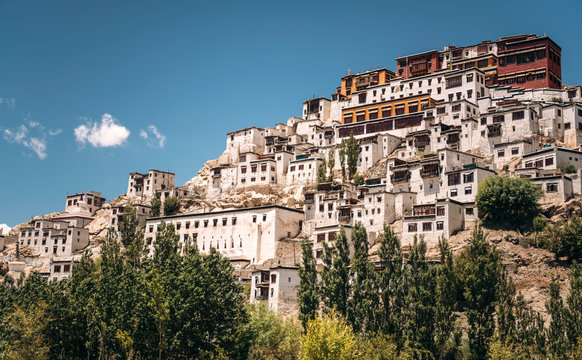 India, Ladakh, Thiksey, Hillside&Ocirc;&oslash;&Omega;Thikse Monastery