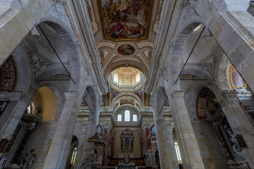 Murals in the cathedral of Cagliari