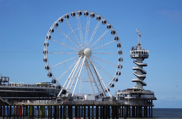 Netherlands. Beach life at Scheveningen in The Hague