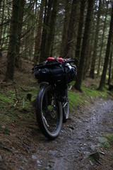Naklejka premium My bikepacking rig in Wales.