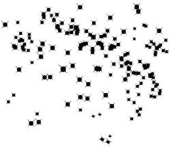 Vector abstract shine stars wallpaper, black and white pattern for your game