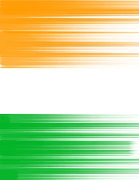 Indian national flag colour illustration