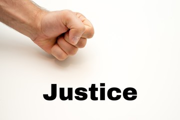 Justice - Covid-19 - Image, Illustration with words related to the corona virus