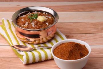 Pav bhaji - popular Indian street food