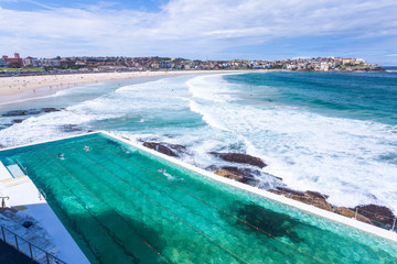 View of Bondi Beach in Sydney, Australia