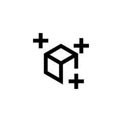 material scan reader recognition object sensor detection icon which designed simple, uncomplicated and minimal to deliver information clearly. Isolated flat, resizable vector