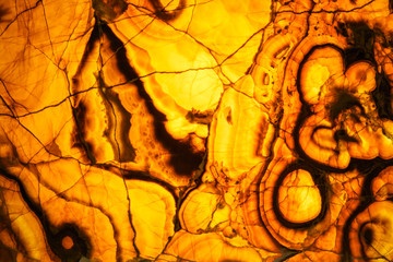 Backlit translucent alabaster. Abstract natural stone texture