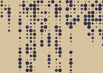 Abstract Color Halftone Dots generative art background illustration