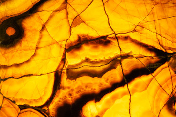 Backlit translucent alabaster. Abstract natural stone texture