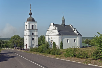 Fototapeta na wymiar St. Elias Church in Subotiv village, Ukraine (Khmelnitsky burial vault)
