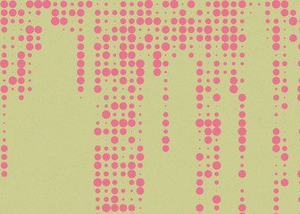 Abstract Color Halftone Dots generative art background illustration