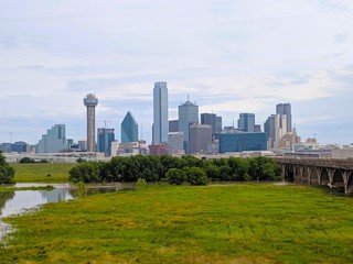Fototapeta na wymiar Dallas Skyline