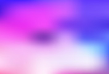 Light Pink, Blue vector glossy abstract layout.
