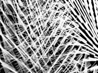 Led lines of lights in the dark