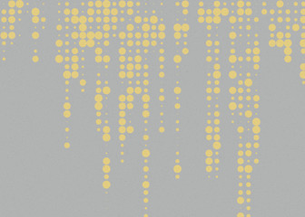 Abstract Color Halftone Dots generative art background illustration