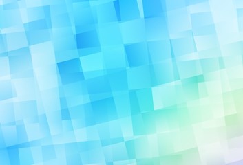 Light Blue, Green vector background in polygonal style.