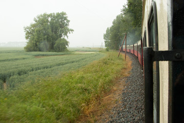railway in the countryside