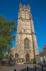Fototapeta na wymiar Saint Peter's Church, Evercreech, Somerset, UK