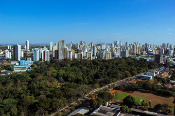 Naklejka premium Goiania, Goias, Brazil, Aerial View