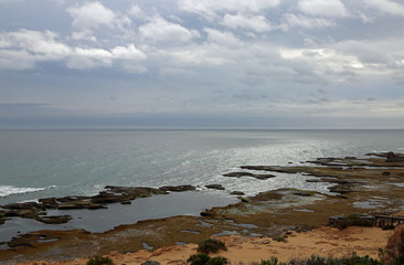 Fototapeta na wymiar View from Coppin's Lookout - Sorrento, Victoria, Australia