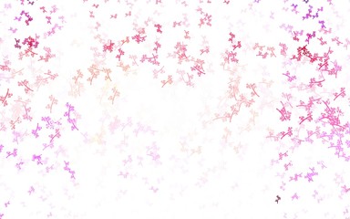 Light Pink, Yellow vector natural backdrop with branches.