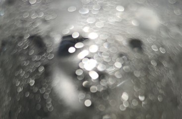 droplets of water close-up. 