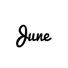 ''June''  illustration