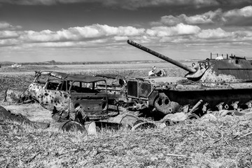 Fototapeta premium The War and targets