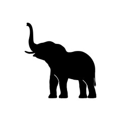 elephant icon vector