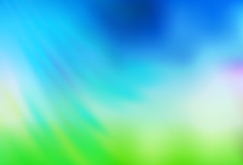 Light Blue, Green vector blurred pattern. New colored illustration in blur style with gradient. New style design for your brand book.