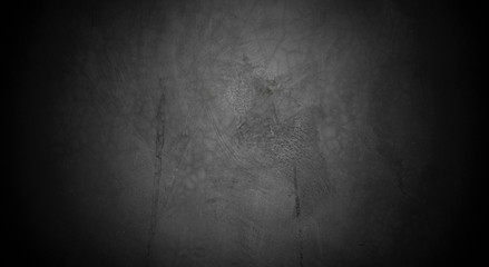 Old wall texture cement dark black gray  background abstract grey color design are light with white gradient background.