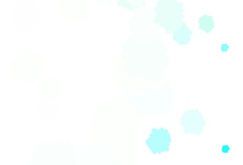 Light Green vector background with abstract shapes.