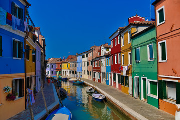 Fototapeta na wymiar Burano Island Venice, Italy Daytime