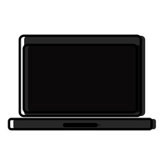 Isolated laptop icon