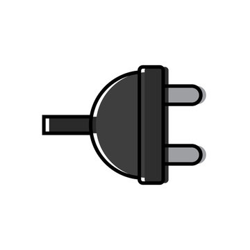 recommend clip art: Isolated electric plug icon