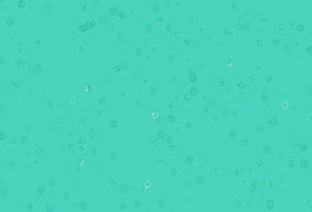 Light Green vector texture with delicious snacks.