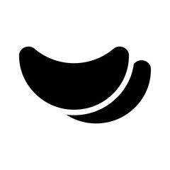 under-eye patches accessory glyph icon vector illustration