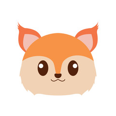 Obraz premium Fox head cartoon