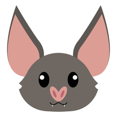 Bat head cartoon