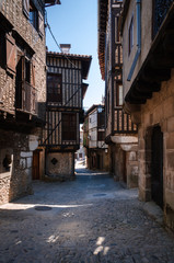 Fototapeta na wymiar Streets of the medieval village of La Alberca, Salamanca, Spain