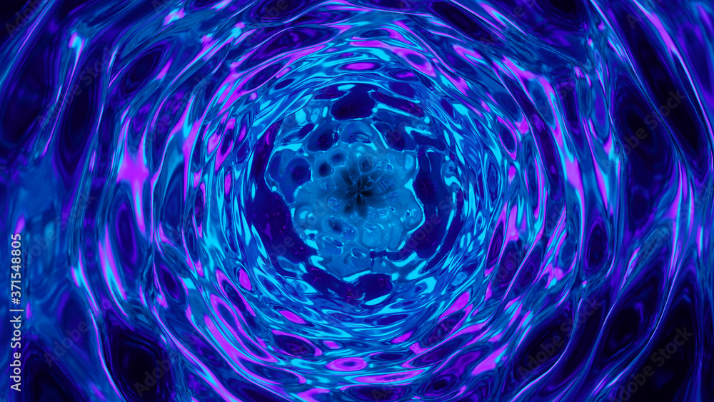 Poster 3d rendering spectrum background