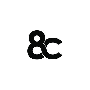 8c letter original monogram logo design