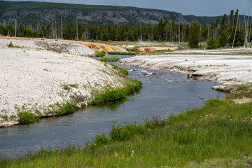 The Firehole River in Yellowstone National Park