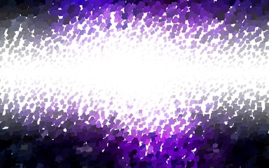Dark Purple vector low poly background. A sample with a polygonal design. Illustration in polygonal style with repeating squares