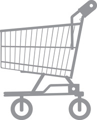 Shopping cart vector icon